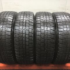 【DUNLOP WM02 185/65R15】スタッドレス【TOYOTA アクア 後期 純正ホイール 15インチ 5.5J4HPCD100+45】23年製 バリ溝　(STL050) の画像