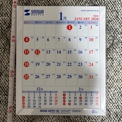サンワサプライ　卓上カレンダー2026の画像