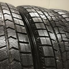 【DUNLOP WINTER MAXX WM02 195/65R16】スタッドレス【Weds JOKER 16インチ 6J4HPCD100+40】21年製 バリ溝 ライズ ロッキー等　(STL049)の画像