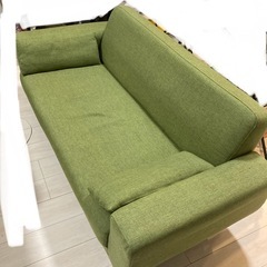 【LOWYA 2人掛けソファ】状態良好／受け渡しは【北区長柄東】希望の画像