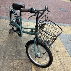 20インチ自転車　オートライト　変速付きの画像