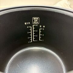 【❗️✨キッチンに馴染むデザイン✨❗️】山善 マイコン炊飯ジャー 4合炊き｜2024年製✨コンパクト炊飯器 ✨簡易清掃・通電確認済み❗️の画像