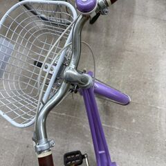 ★リユースのサカイ高崎店★TJ13412  自転車 22インチ 紫 クリーニング済みの画像
