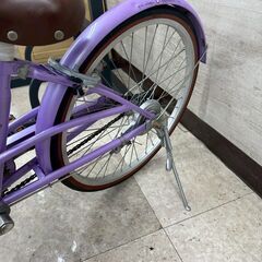 ★リユースのサカイ高崎店★TJ13412  自転車 22インチ 紫 クリーニング済みの画像