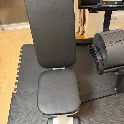 「FLEXBELL 32kg×2 ＋専用スタンド＋ベンチ（ほぼ未使用）セット」