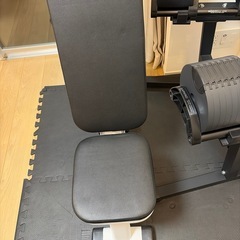 FLEXBELL 32kg ×2 ＋ 専用スタンド ＋ リーディングエッジトレーニングベンチ（セット）の画像