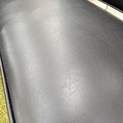 【フレームの曲線美】ダイニングベンチ ACME Furniture アクメファニチャー SIERRA DINER BENCH シエラ ダイナー ベンチ 幅110cm 長椅子 背もたれ有り リビングベンチ 木製フレーム：ブラック/ナチュラルの画像