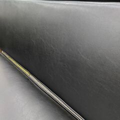 【フレームの曲線美】ダイニングベンチ ACME Furniture アクメファニチャー SIERRA DINER BENCH シエラ ダイナー ベンチ 幅110cm 長椅子 背もたれ有り リビングベンチ 木製フレーム：ブラック/ナチュラルの画像