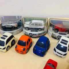 ミニカー 大量 まとめ 缶コーヒーおまけ 景品コレクション BOSS ジョージア メルセデス チョロQ風 自動車 プルバックの画像
