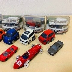 ミニカー 大量 まとめ 缶コーヒーおまけ 景品コレクション BOSS ジョージア メルセデス チョロQ風 自動車 プルバックの画像