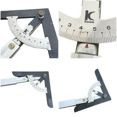 ○Keiwa ケイワ 筋交定規 全長約200cm ハンドツール 筋かい測定定規 ケガキ 大工道具 型番不明 中古品■ジモティ姫路の画像