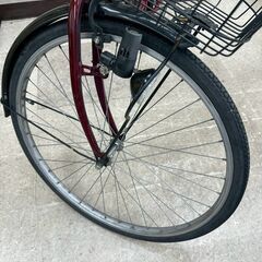 ★リユースのサカイ高崎店★TJ13434  自転車 ２６インチ 赤 クリーニング済みの画像
