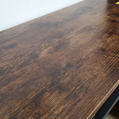 J1824【リユースのサカイ柏店】カウンターテーブルセット　椅子2脚付き　クリーニング済み　参考価格25,980円の画像