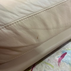 2Pソファ　クリームの画像