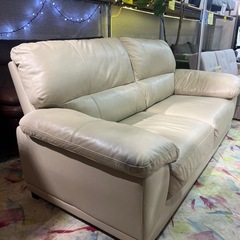 2Pソファ　クリームの画像