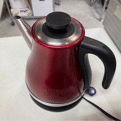 Design and Style　D&S　電気ケトル　DS.8694　1.2L　レトロ　湯沸かし　紅茶　お茶　コーヒー　レッド　赤　稼働確認済　中古　③の画像
