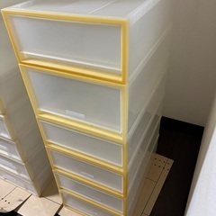 ☝️右の列の6ケースのみ無料　無印良品　ポリプロピレン衣装ケースの画像