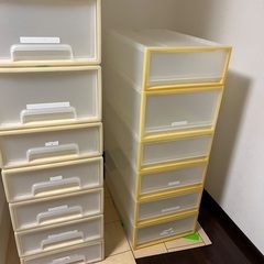 ☝️右の列の6ケースのみ無料　無印良品　ポリプロピレン衣装ケースの画像