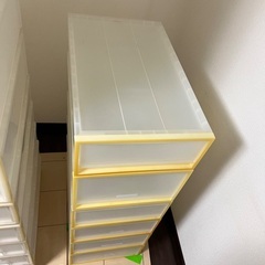 ☝️右の列の6ケースのみ無料　無印良品　ポリプロピレン衣装ケースの画像