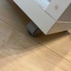 テレビボード　ホワイト　キャスター付　の画像