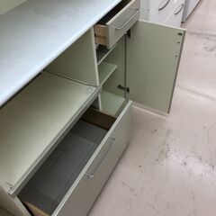 【ジャングルジャングル和歌山店】【Wa3302】レンジボード　ベージュ　リユースショップ リサイクルショップ 中古家具 中古家電 中古自転車 古着 冷蔵庫の画像