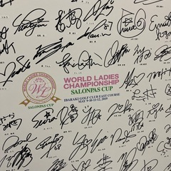 ゴルフ選手サインの画像