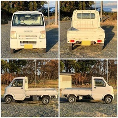 🉐車検たっぷり🉐低走行/H19/キャリィ軽トラ/4WD/マニュアルの画像