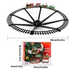 クリスマツリー　電車　ツリートレインの画像