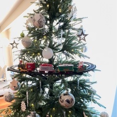 クリスマツリー　電車　ツリートレインの画像