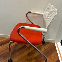 椅子　赤　チェア③の画像