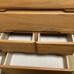 【引取限定11月30日まで】木製衣類タンス／引き出しタイプ（八王子市松が谷、多摩センター寄り）の画像