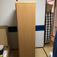 【引取限定11月30日まで】木製衣類タンス／引き出しタイプ（八王子市松が谷、多摩センター寄り）の画像
