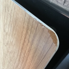 折りたたみテーブル✨ダイニングテーブルセンターテーブル木目調ローテーブルマナベインテリハーツ幅900mm奥行き450mm高さ325mmクリーム色の画像