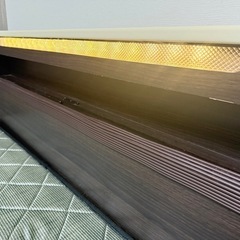 木製ベッドフレームとマットレスのセット
の画像