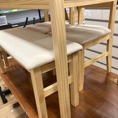 【軽トラック90分無料貸出サービス有】ペガコーポレーション　ダイニング4点セットの画像