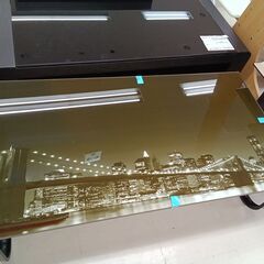 リユースのサカイ栃木店★ジモティ割あり★  テーブル ブラック W105×D55×H33.5 クリーニング済み TC11670の画像