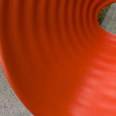 【エレガントなプラスチック製シェルチェア】Vitra. ヴィトラ Tom Vac トムバックチェア ミーティングチェア チェア 椅子 イス：レッドの画像