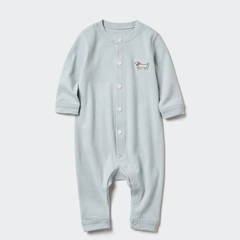 ベビー 60cm ユニクロ フライスカバーオールの画像