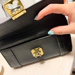 Chloe クロエ 長財布 レザー ブラック 黒の画像