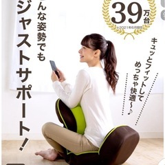 ストレッチできて、楽〜な座椅子！背筋がGUUUN美姿勢座椅子パーソナルの画像