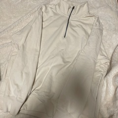 ユニクロ　UNIQLO メンズ　トップス　2点セット　ボア　ハーフジップ　トレーナー　スウェット　フリース　コラボ　ユニセックス　男女問わず着用可能　アイボリー　ブラックの画像