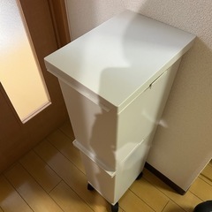 2段ゴミ箱の画像