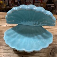 Francfranc フランフラン Shell Lamp Mint シェル ランプ ミント 照明 雑貨 動作確認済 中古品の画像