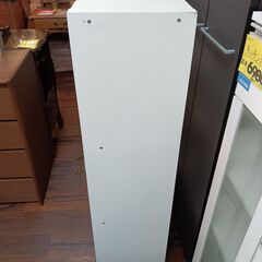 キャスター付き　3段収納ボックス　ホワイト　白　サイズ（約）幅77.5×奥29.5×高119　　■近隣配送無料 買取GO‼　栄和店の画像