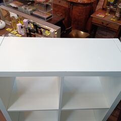 キャスター付き　3段収納ボックス　ホワイト　白　サイズ（約）幅77.5×奥29.5×高119　　■近隣配送無料 買取GO‼　栄和店の画像