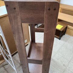 J1828【リユースのサカイ柏店】IRIS OHYAMA　アイリスオーヤマ　ハンガーラック　KWR-1260　ブラウン　クリーニング済み　参考価格9,200円の画像