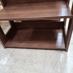 J1828【リユースのサカイ柏店】IRIS OHYAMA　アイリスオーヤマ　ハンガーラック　KWR-1260　ブラウン　クリーニング済み　参考価格9,200円の画像