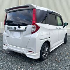 『自社ローン＆リース』で月々格安😉保証人不要・ブラックOK・他店NG対応💕信用情報に不安があっても大丈夫！【車検2年付き】トヨタ　ルーミー　カスタムG　4WD　修復歴なし　冬タイヤあり⛄　年内納車も間に合います！の画像