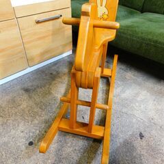 【JM889】レトロ 木馬 ロッキングホース 木製 ミッフィー 玩具 乗り物 DICK BRUNAの画像
