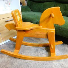 【JM889】レトロ 木馬 ロッキングホース 木製 ミッフィー 玩具 乗り物 DICK BRUNAの画像
